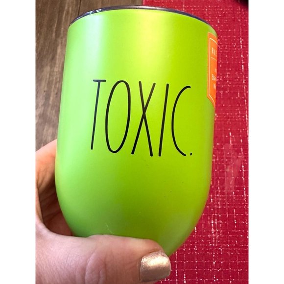 NEW Rae Dunn TOXIC HALLOWEEN WINE TUMBLER  Travel Cup Mug Stainless stee… - Picture 4 of 5